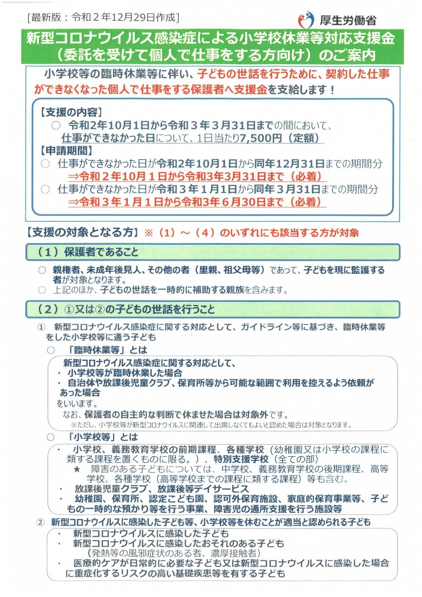助成金・支援金 助成金・支援金